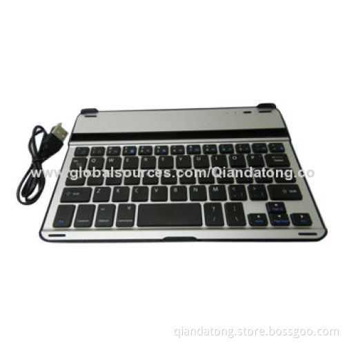 Aluminum ABS Keyboard Case for iPad Mini, with 3.3 to 4.2V Working Voltage